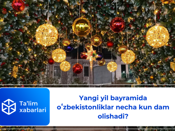 Yangi yil bayramida oʻzbekistonliklar necha kun dam olishadi?