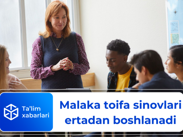 Malaka toifa sinovlari ertadan boshlanadi