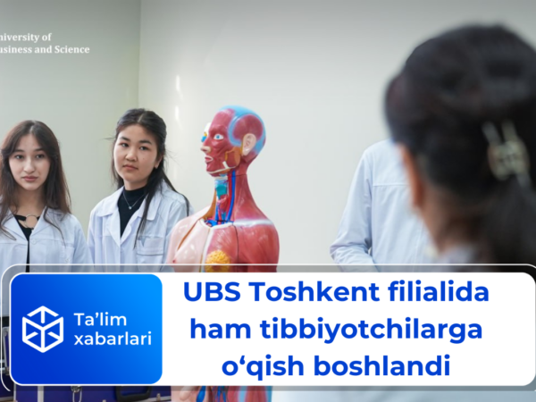 UBS Toshkent filialida ham tibbiyotchilarga o‘qish boshlandi