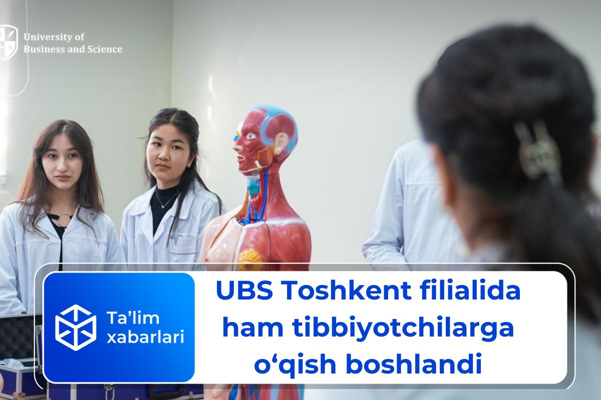 UBS Toshkent filialida ham tibbiyotchilarga o‘qish boshlandi