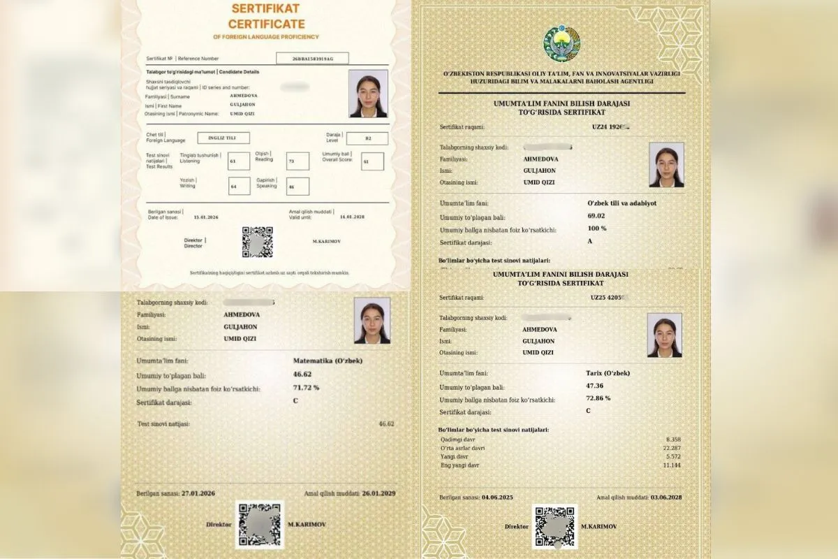 “Maqsadga aylantirmasangiz, natija bo‘lmaydi”: muddatidan oldin talaba bo‘lgan qashqadaryolik o‘quvchi