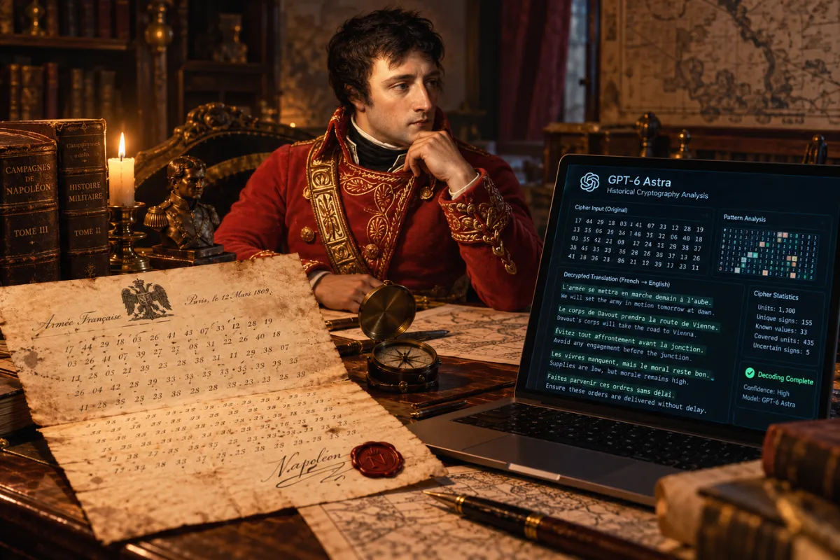 Napoleon marshaliga yuborgan 217 yillik shifrli maktubni oʻqishga “GPT-6 Astra” yordam berdi