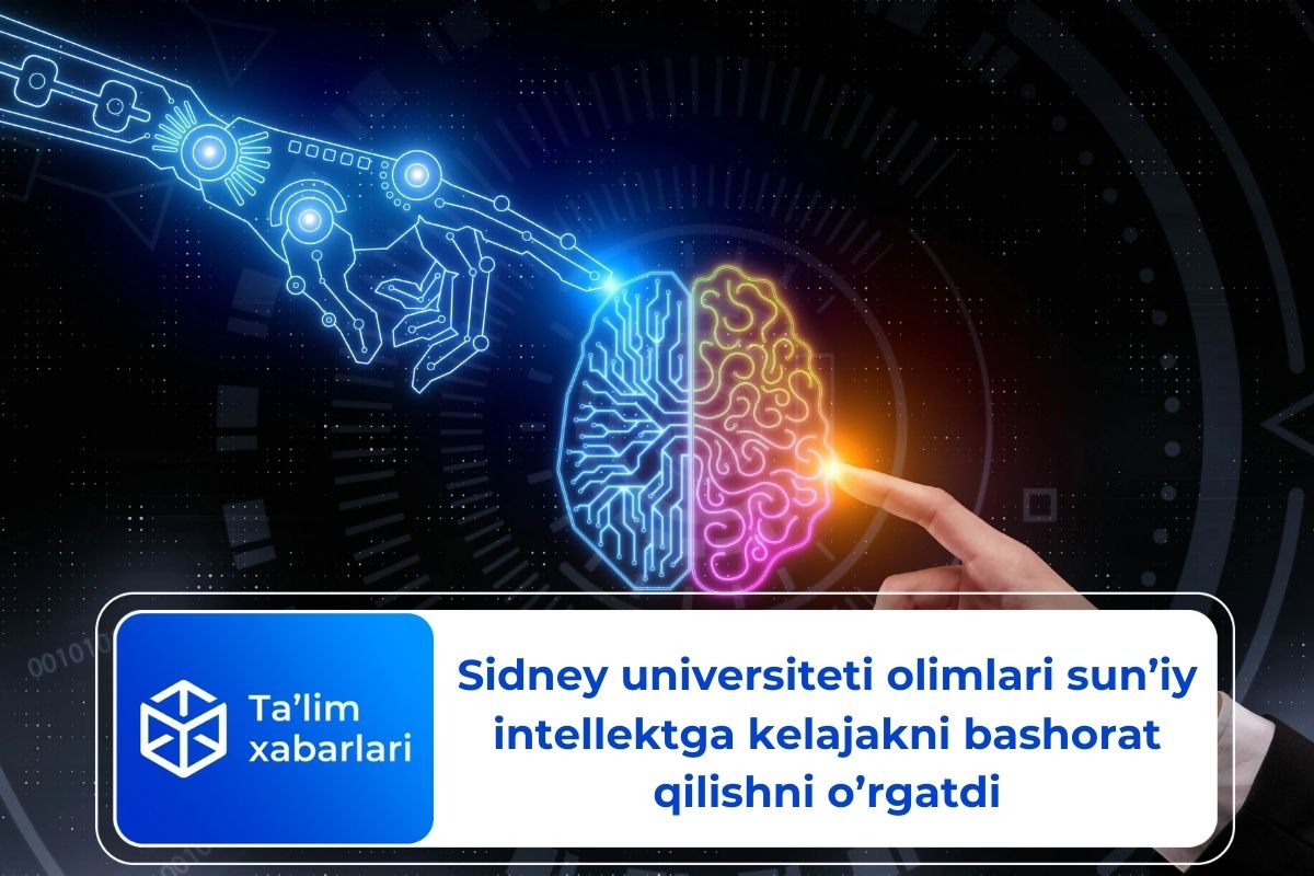 Sidney universiteti olimlari sun’iy intellektga kelajakni bashorat qilishni o’rgatdi