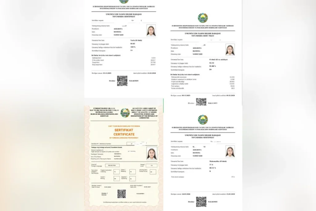 “Vaqtni miqdorga emas, balki sifatga yoʻnaltirdim”: Surxondaryoda yana bir oʻquvchi qiz muddatidan oldin 189 ballga ega boʻldi