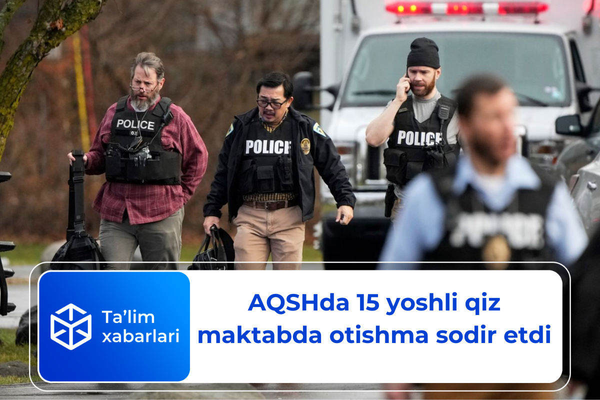 AQSHda 15 yoshli qiz maktabda otishma sodir etdi