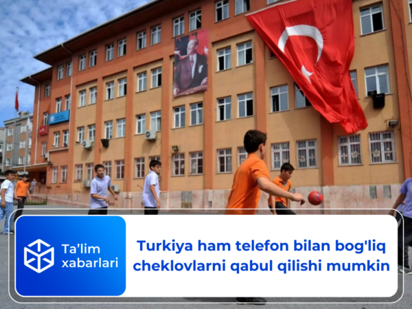 Turkiya ham telefon bilan bog’liq cheklovlarni qabul qilishi mumkin