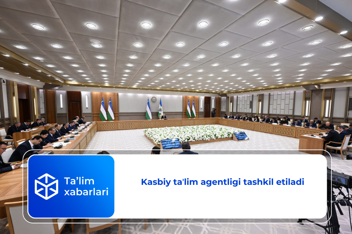 Kasbiy taʼlim agentligi tashkil etiladi