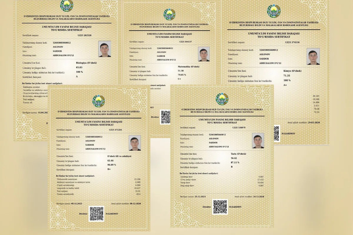 «Avitsenna school» maktabining 20 nafardan ortiq o‘quvchisi muddatidan avval talaba bo‘ldi