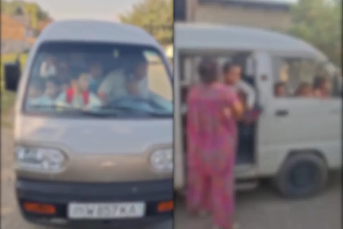 Yana “Damas”da bog‘cha bolalari me’yoridan ortiq tashildi — bu safar 28 nafar bola (video)