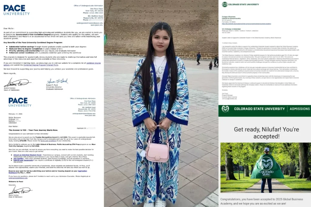 “1500 dan yuqori olishimni bilib chiqqanman”: buxorolik o‘quvchi SAT’dan 1540 olib, AQSH universitetlaridan bir nechta grantni qo‘lga kiritdi