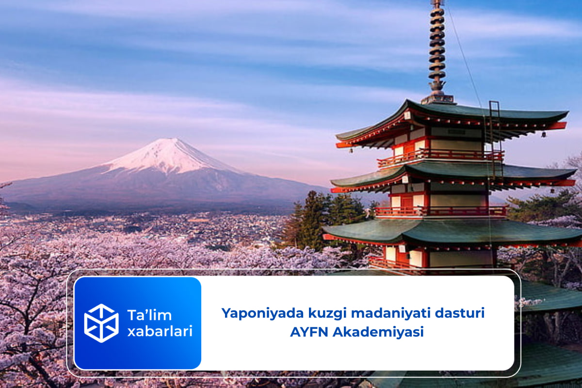 Yaponiyada kuzgi madaniyati dasturi – AYFN Akademiyasi
