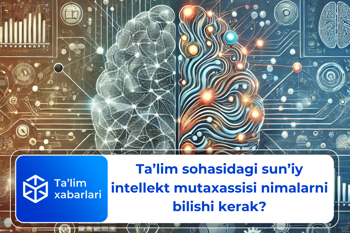 Ta’lim sohasidagi sun’iy intellekt mutaxassisi nimalarni bilishi kerak?