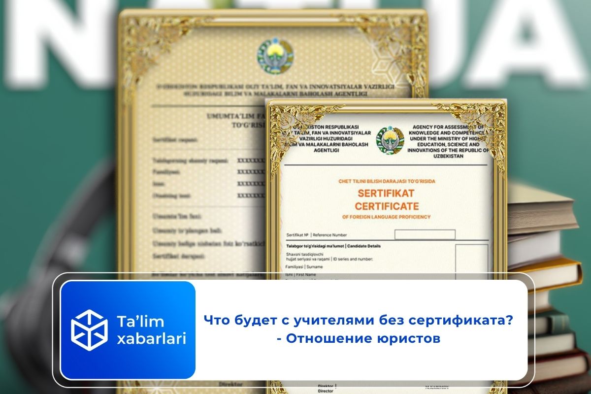 Что будет с учителями без сертификата? — Отношение юристов